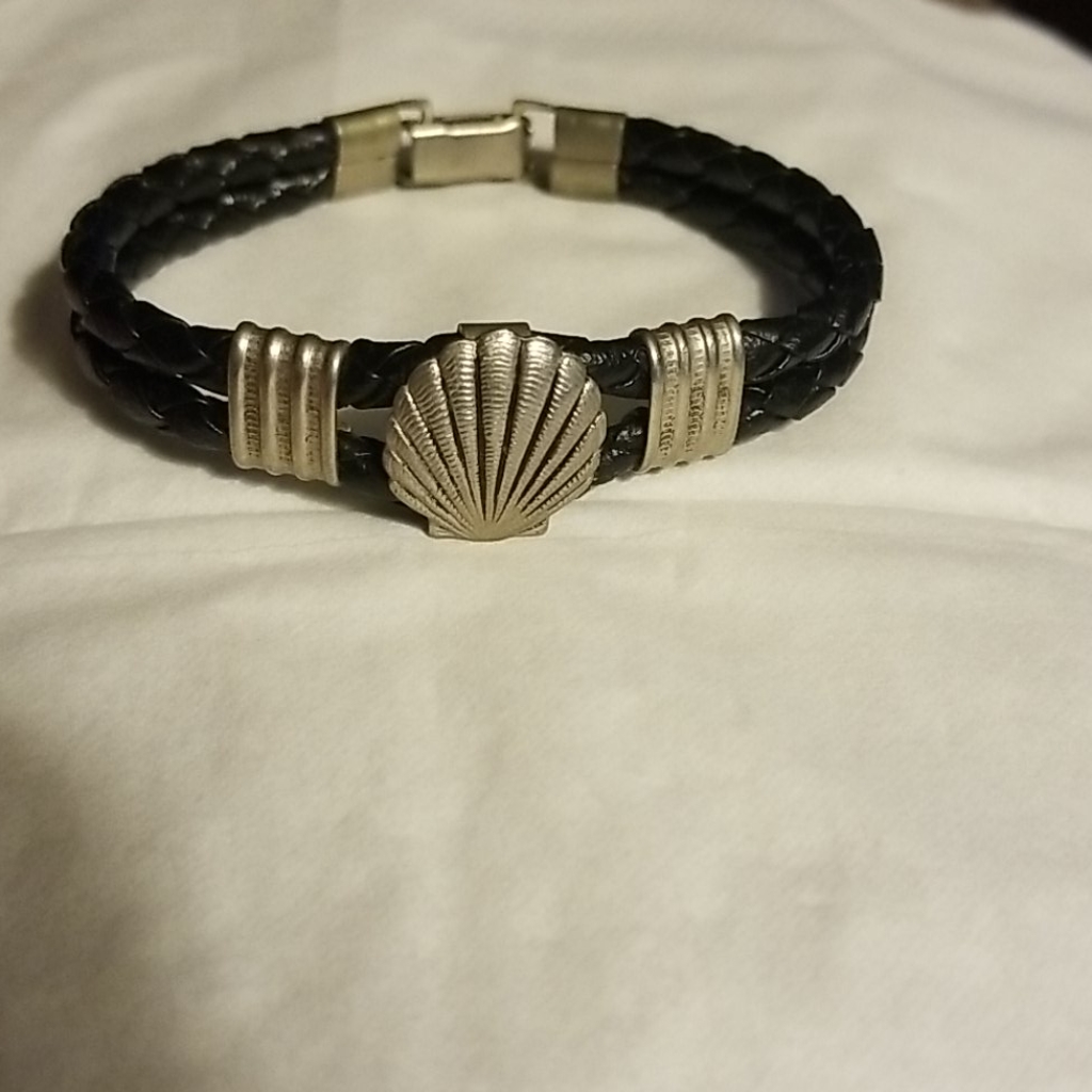 Shell Double Braid Bracelet